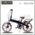 MOTORLIFE / OEM marca EN15194 36 v 250 w bicicleta elétrica, dobrando ebike, bicicleta do motor com cesta